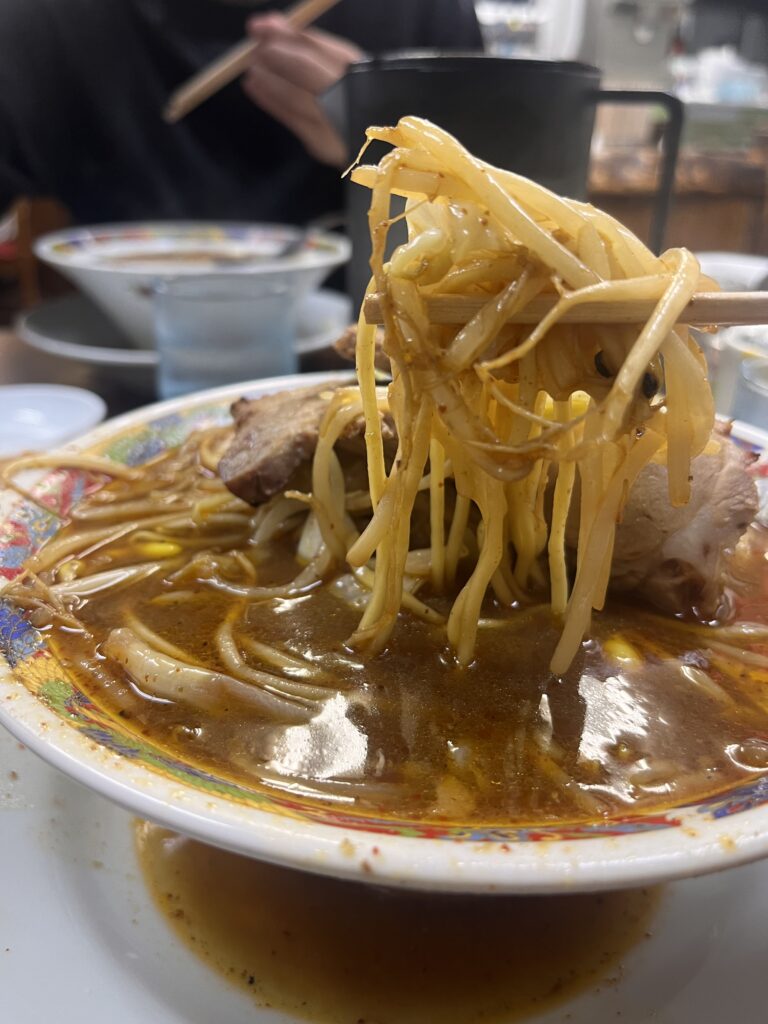 まぐろラーメン大門の辛唐麺