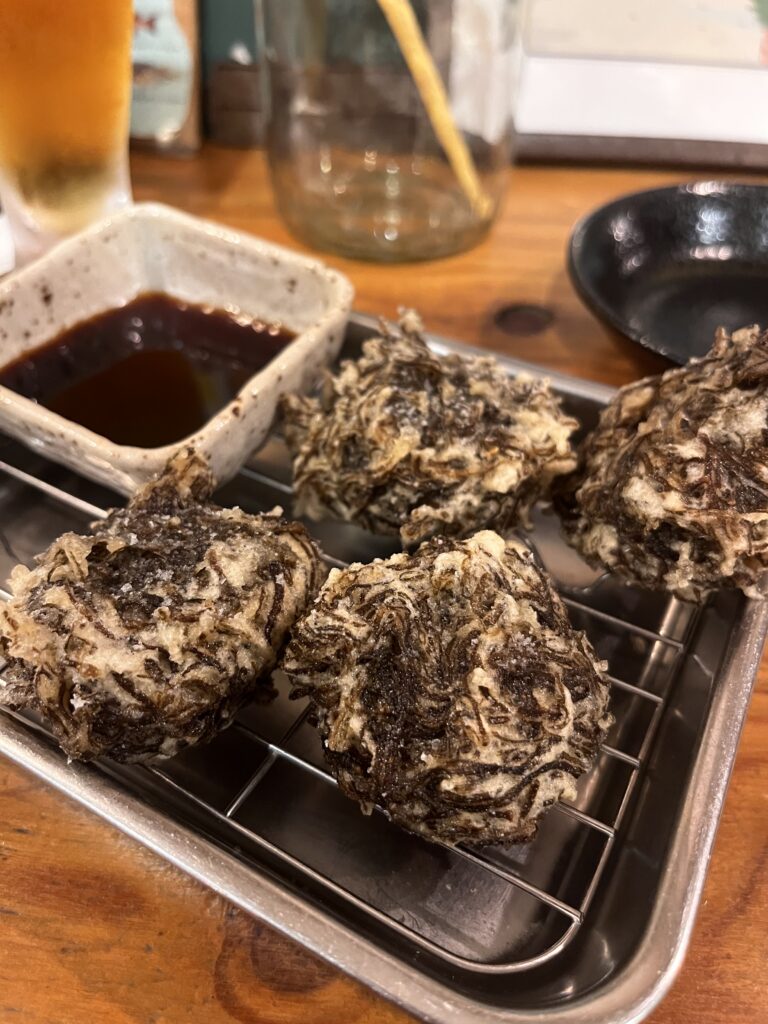 おいしい時間のもずく天ぷら