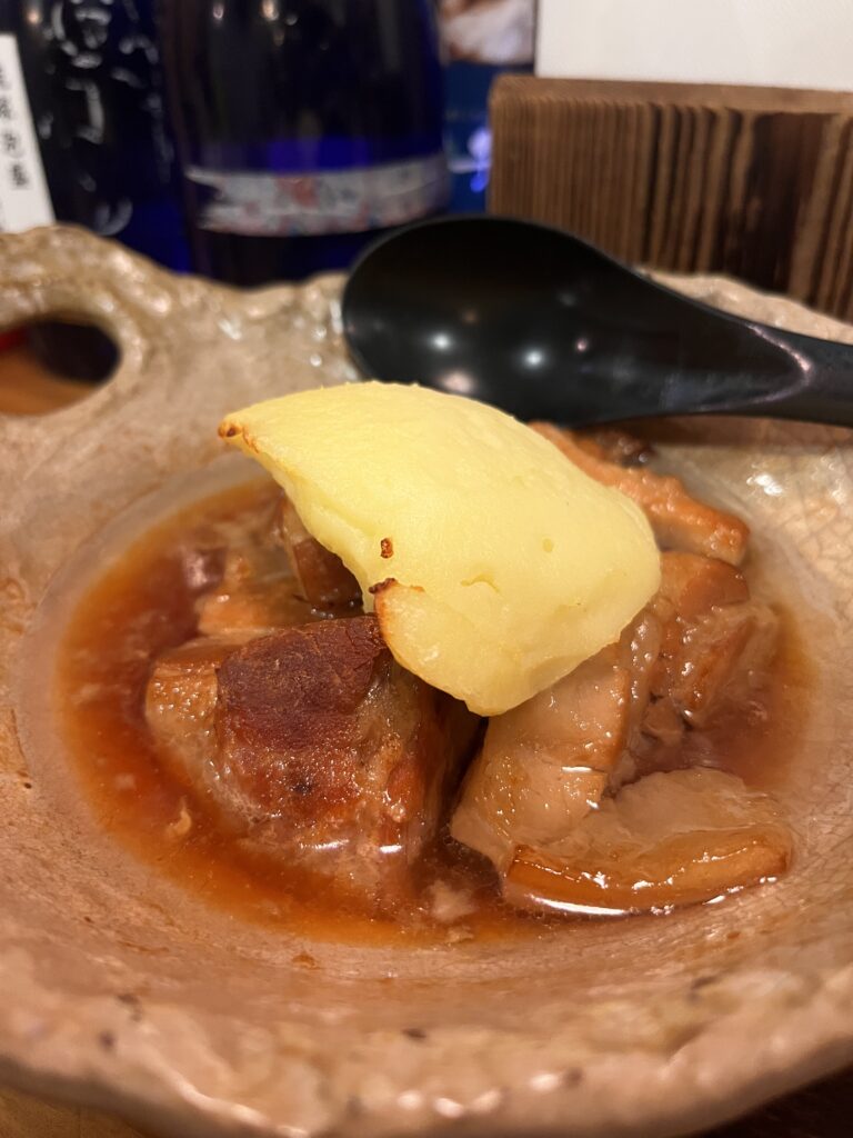 おいしい時間の皮つきバラのラフテー