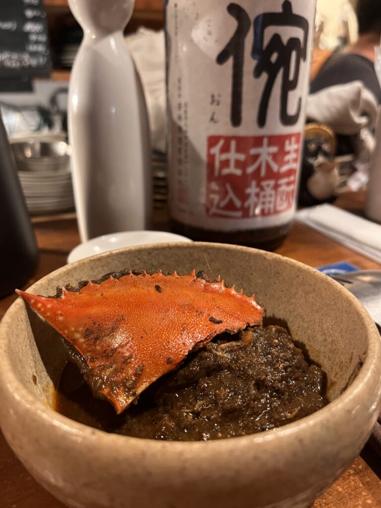 スパイスとお酒 食楽たべの北海道産ワタリガニのマサラ
