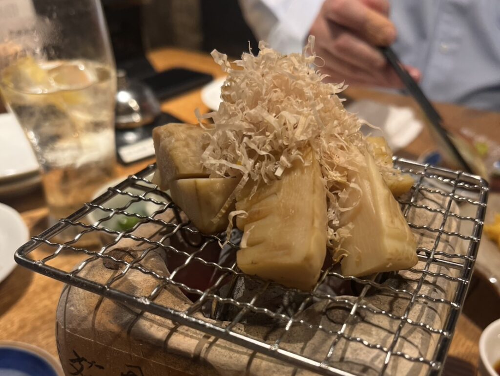 大衆割烹TAKEYAのタケノコ焼き
