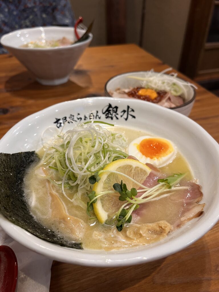 古民家らぁめん銀水の濃厚