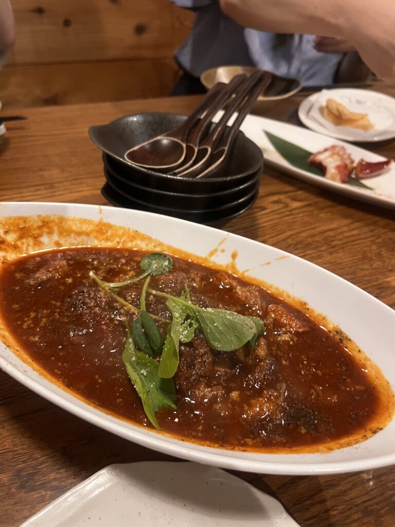 蔵ふとの牛すじトマト煮込み