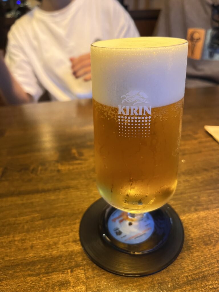 桑原商店の生ビール