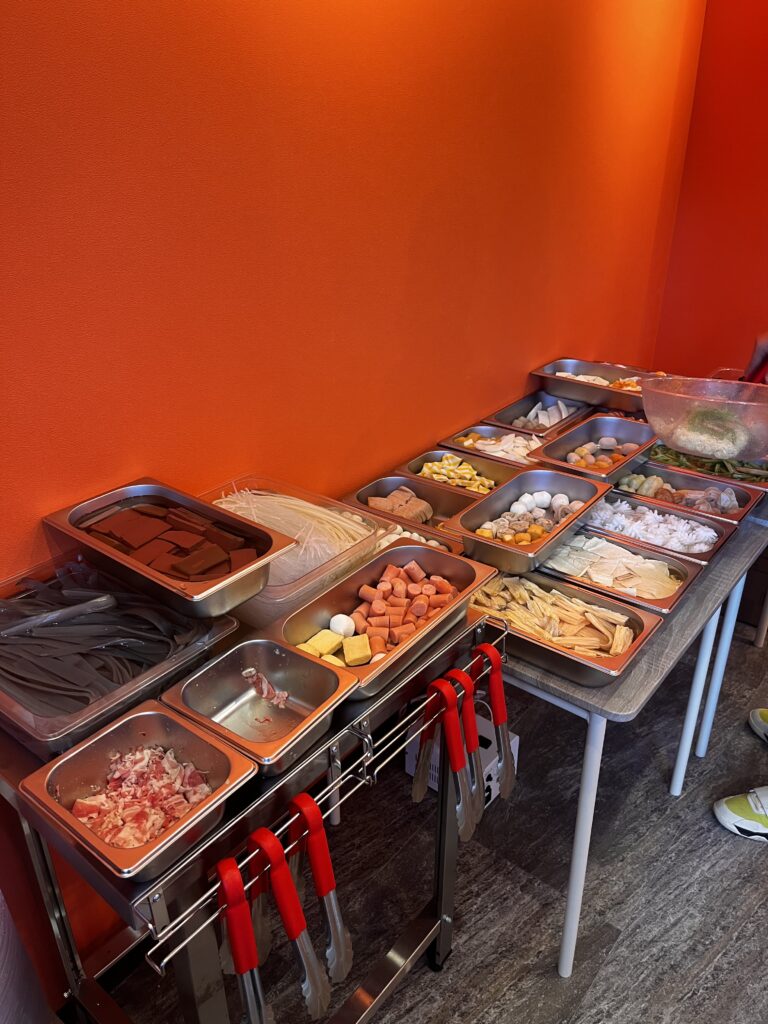 明麗麻辣湯の具材