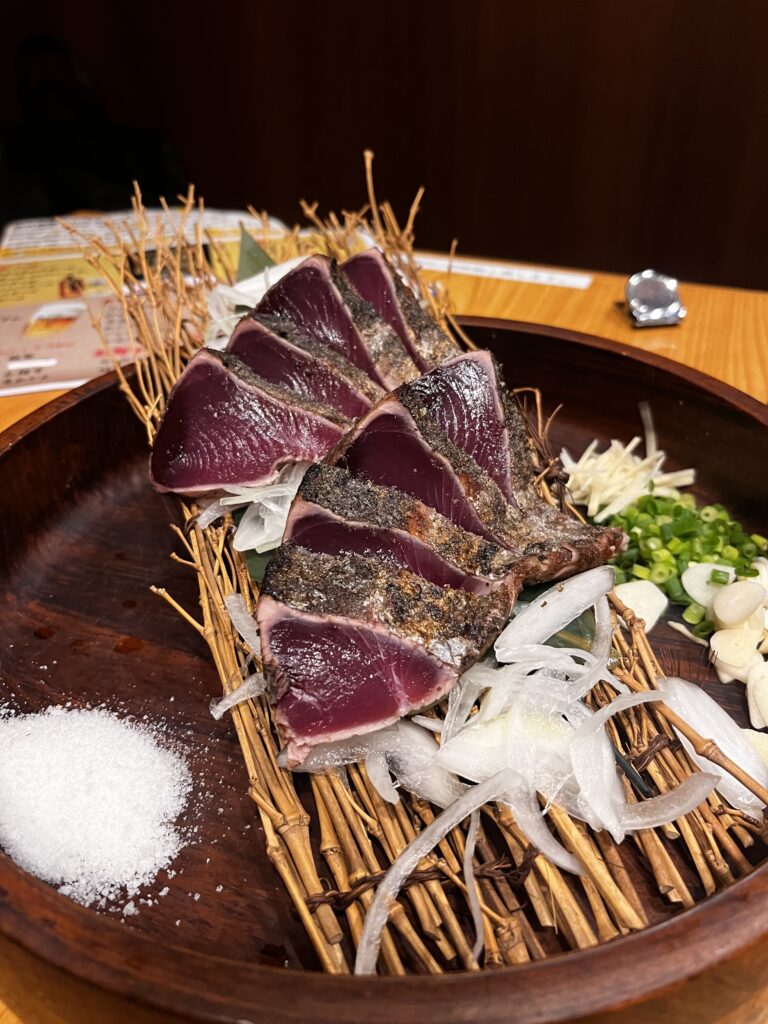 わら彩の鰹藁焼き塩たたき