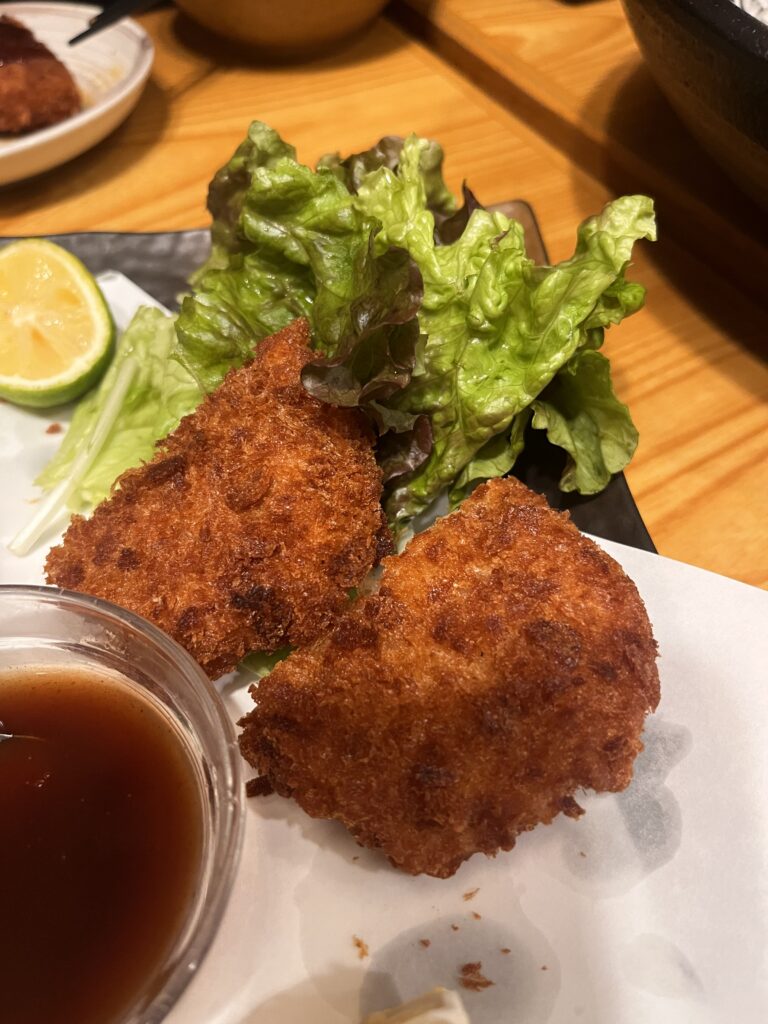 わら彩の本日の揚げ物