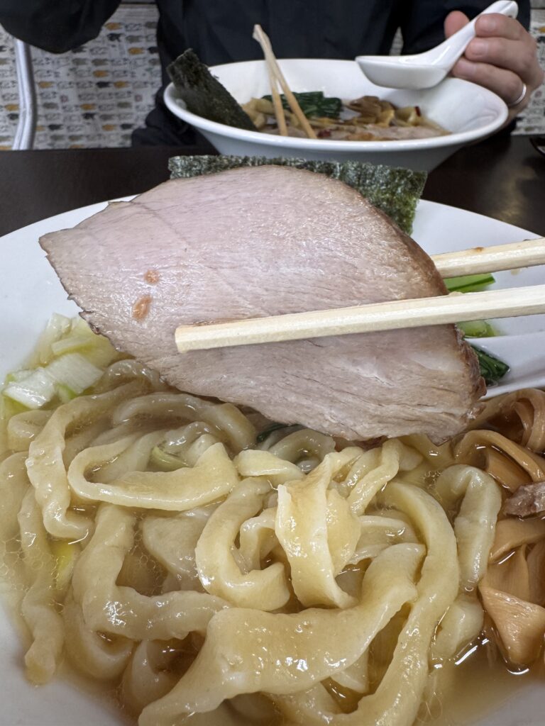 自家製手打ち麺禿の塩ラーメン