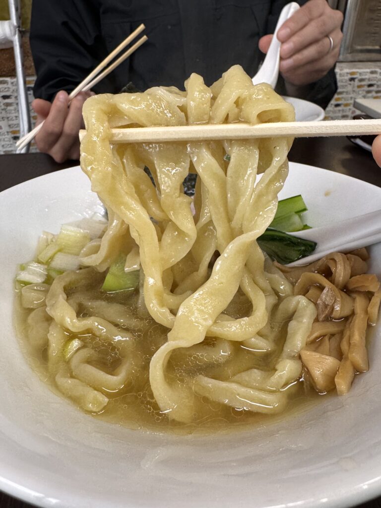自家製手打ち麺禿の塩ラーメン